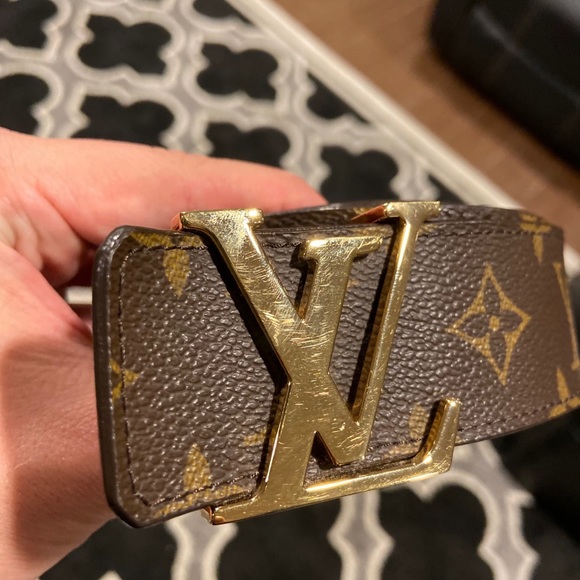 Men’s Louis Vuitton LV Initials Monogram Belt 36 - Picture 5 of 14